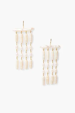 Amaya Drop Earrings Pearl