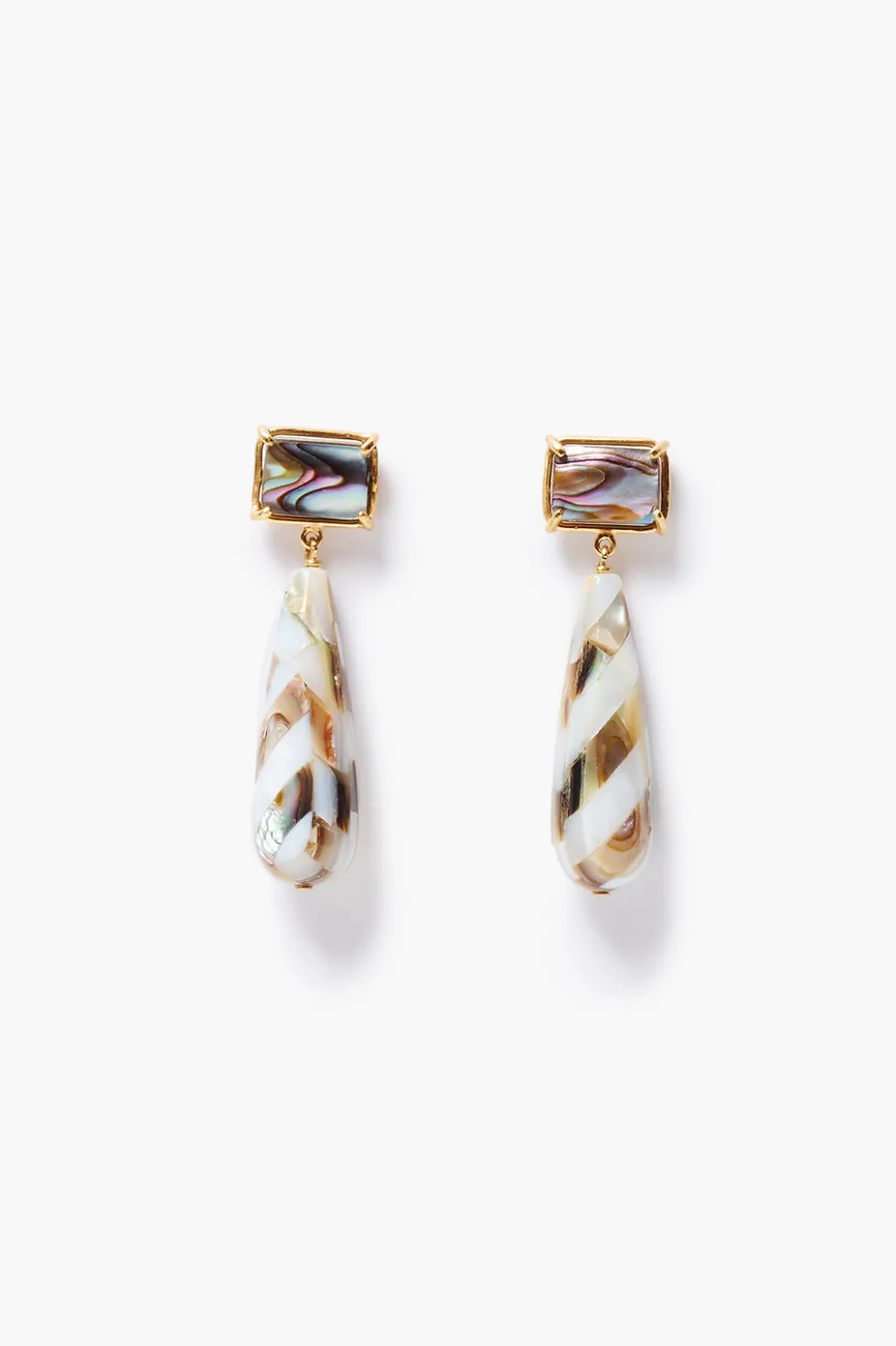 Balthazar Drop Earrings Abalone