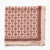 Beaded Floral Bandana Pink Sand