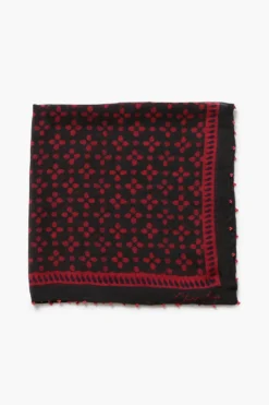 Beaded Floral Bandana Sapphire
