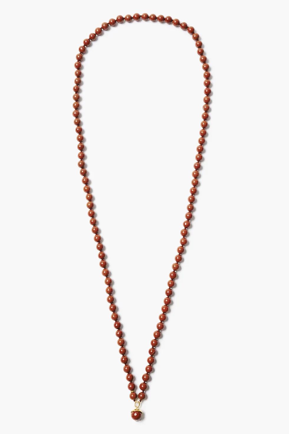 Bell Necklace Red Jasper