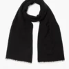 Blanket Stitch Scarf Black