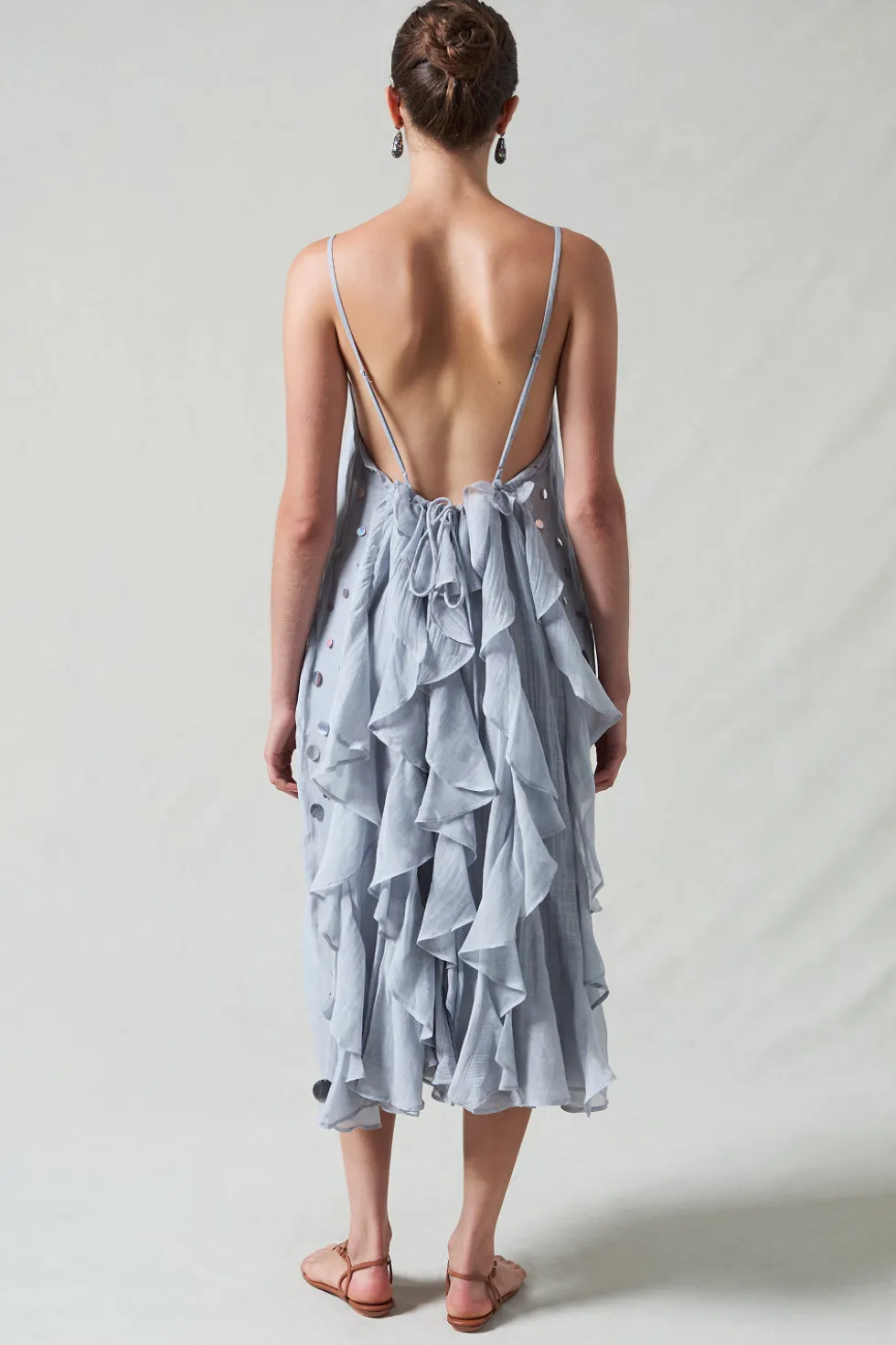 Bustle Dress Fog
