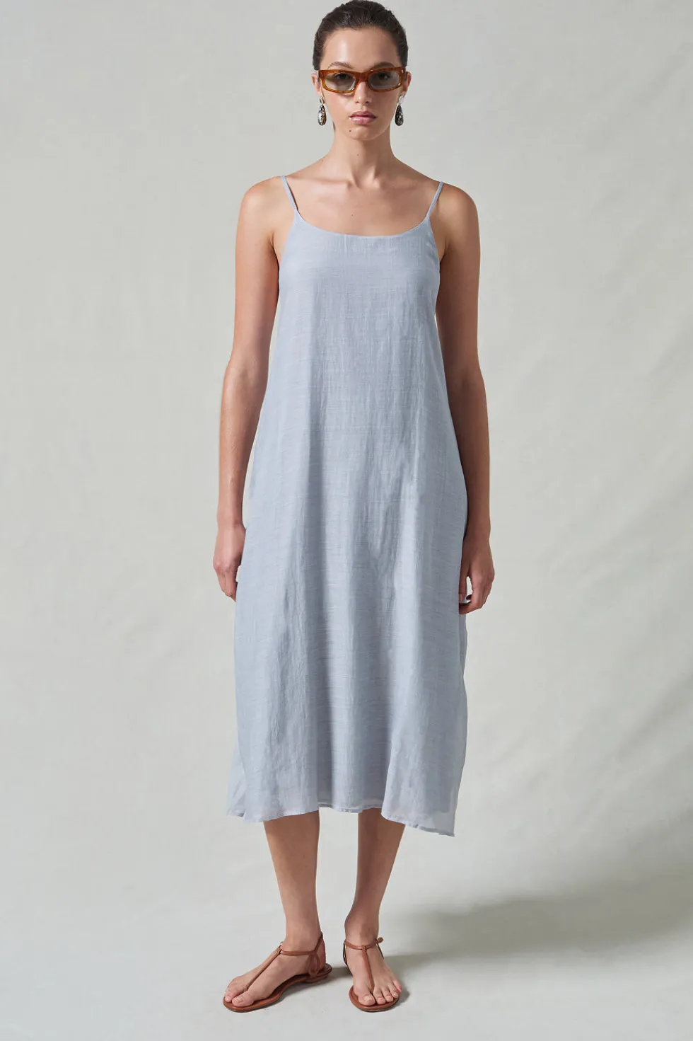 Bustle Dress Fog