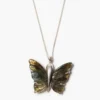 Butterfly Necklace Labradorite