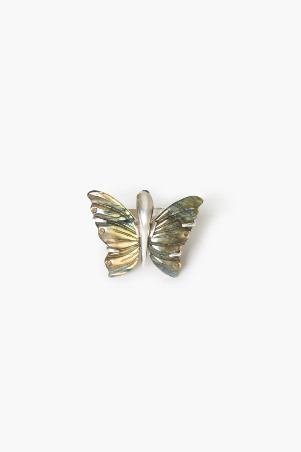 Butterfly Ring Labradorite