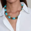 Calla Necklace Turquoise