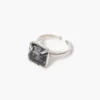 Caprice Crystal Toe Ring Smoke