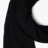 Cashmere and Silk Scarf Black