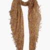 Cashmere and Silk Scarf Chai Tea Paisley