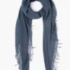 Cashmere and Silk Scarf Indigo