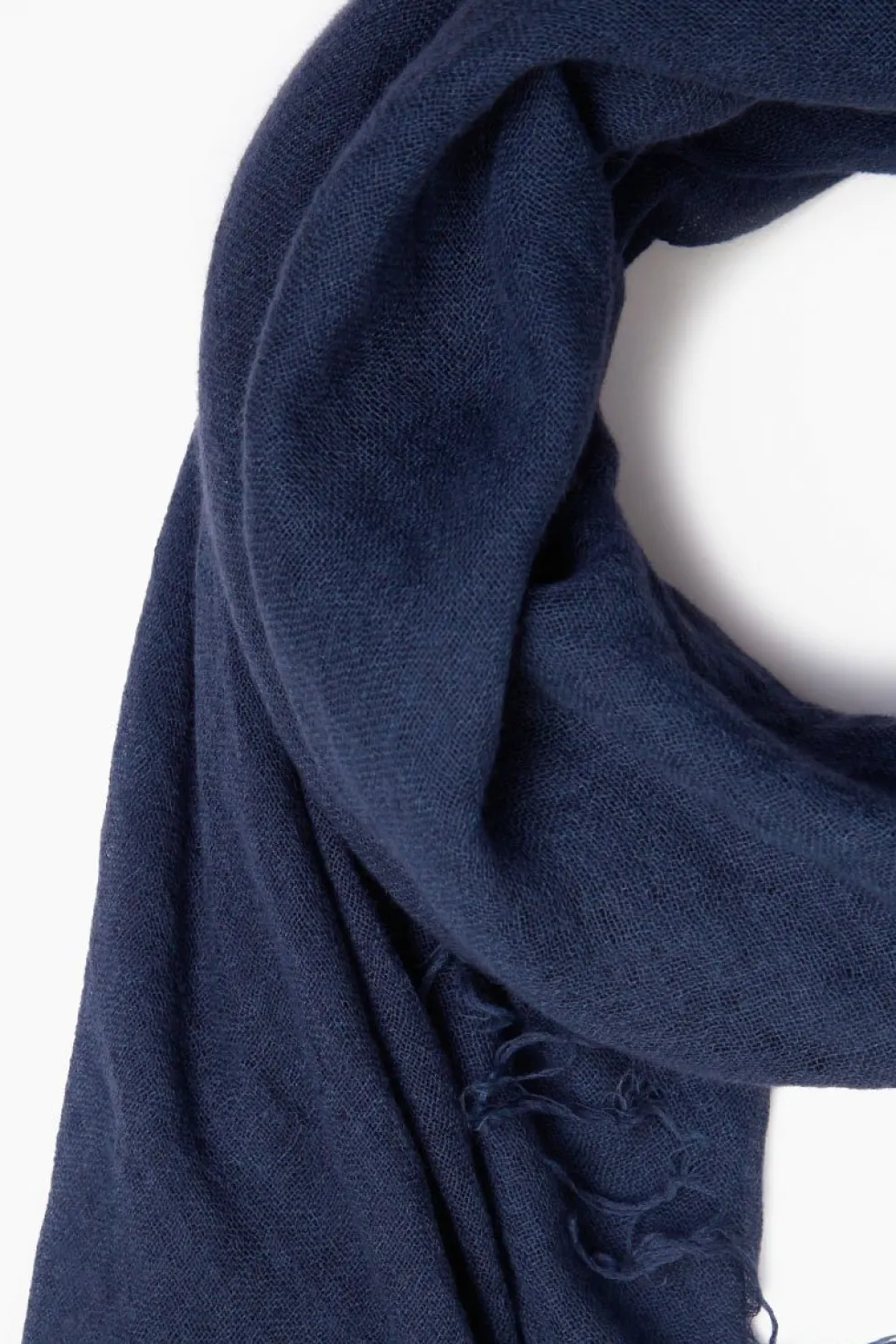 Cashmere and Silk Scarf Medieval Blue