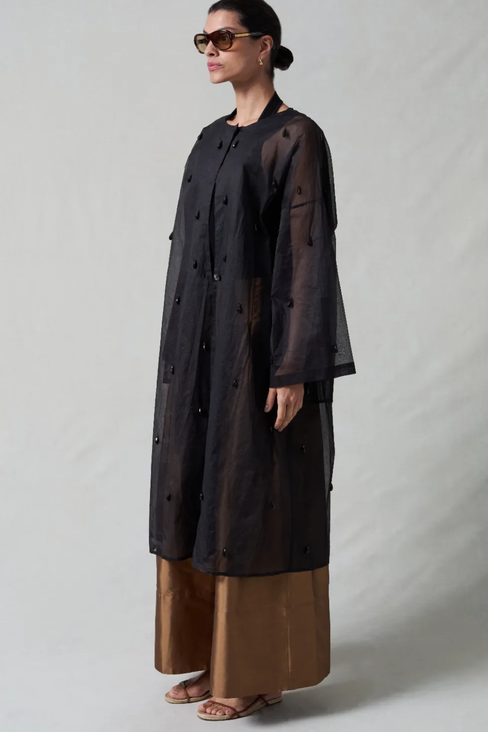 Chandelier Paper Trench Black