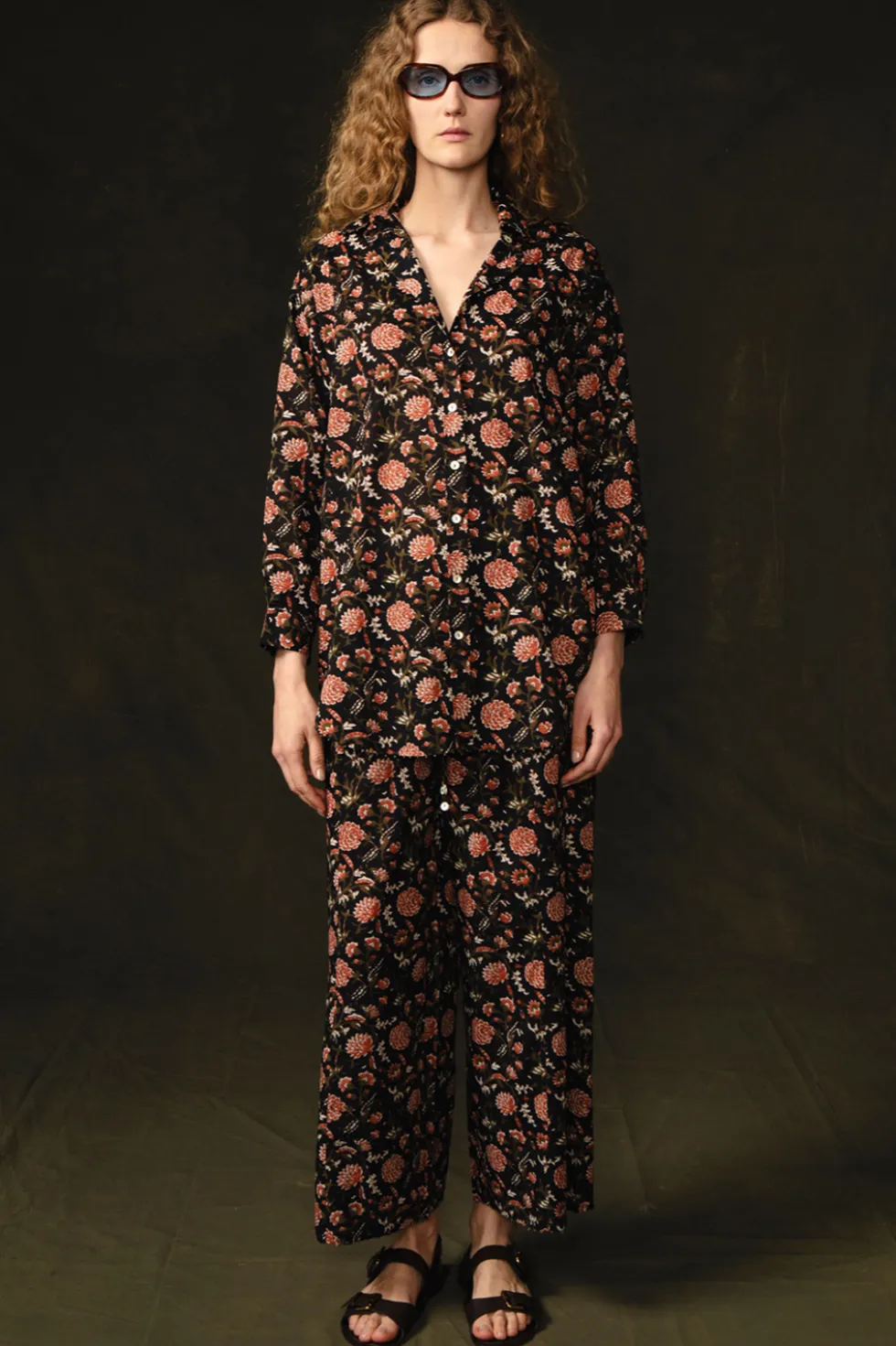 Chrysanthemum Printed Set Ink