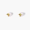 Della Stud Earrings Peridot