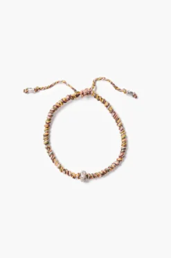 Diamond Pull-Tie Bracelet Multi