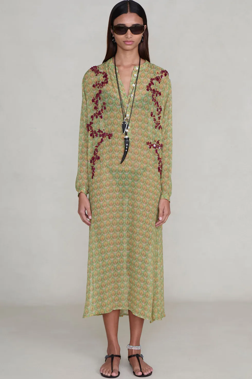 Drip Drip Tunic Green