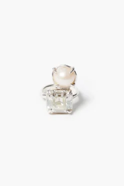 Duo Toe Ring Pearl