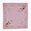 Embroidered Floral Bandana Pastel Lavender