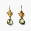Frog Drop Earrings Labradorite