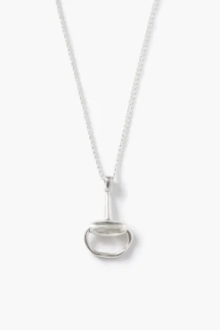 Horsebit Necklace Silver
