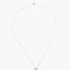 14k Keshi Pearl and Sliced Champagne Diamond Necklace