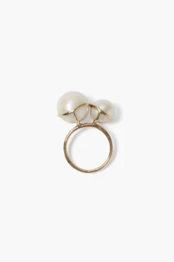 14k Phoebe Ring White Pearl