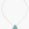 14k Temple Necklace Turquoise