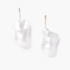 14k White Le Baroque Earrings