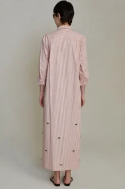 Lita Shirt Dress Pink Stripe