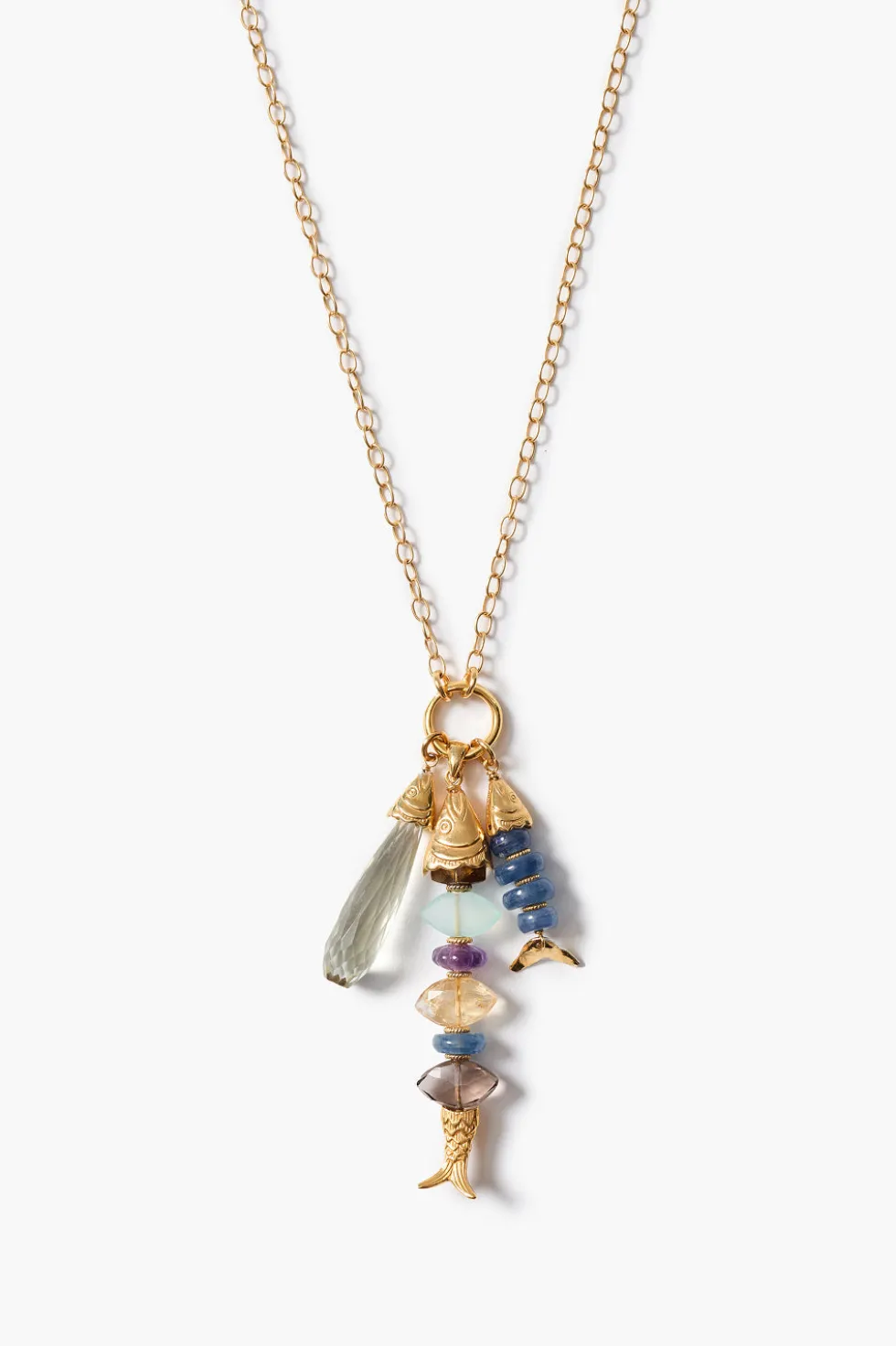 Orris Charm Necklace Multi