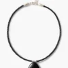 Pebble Necklace Blue Topaz