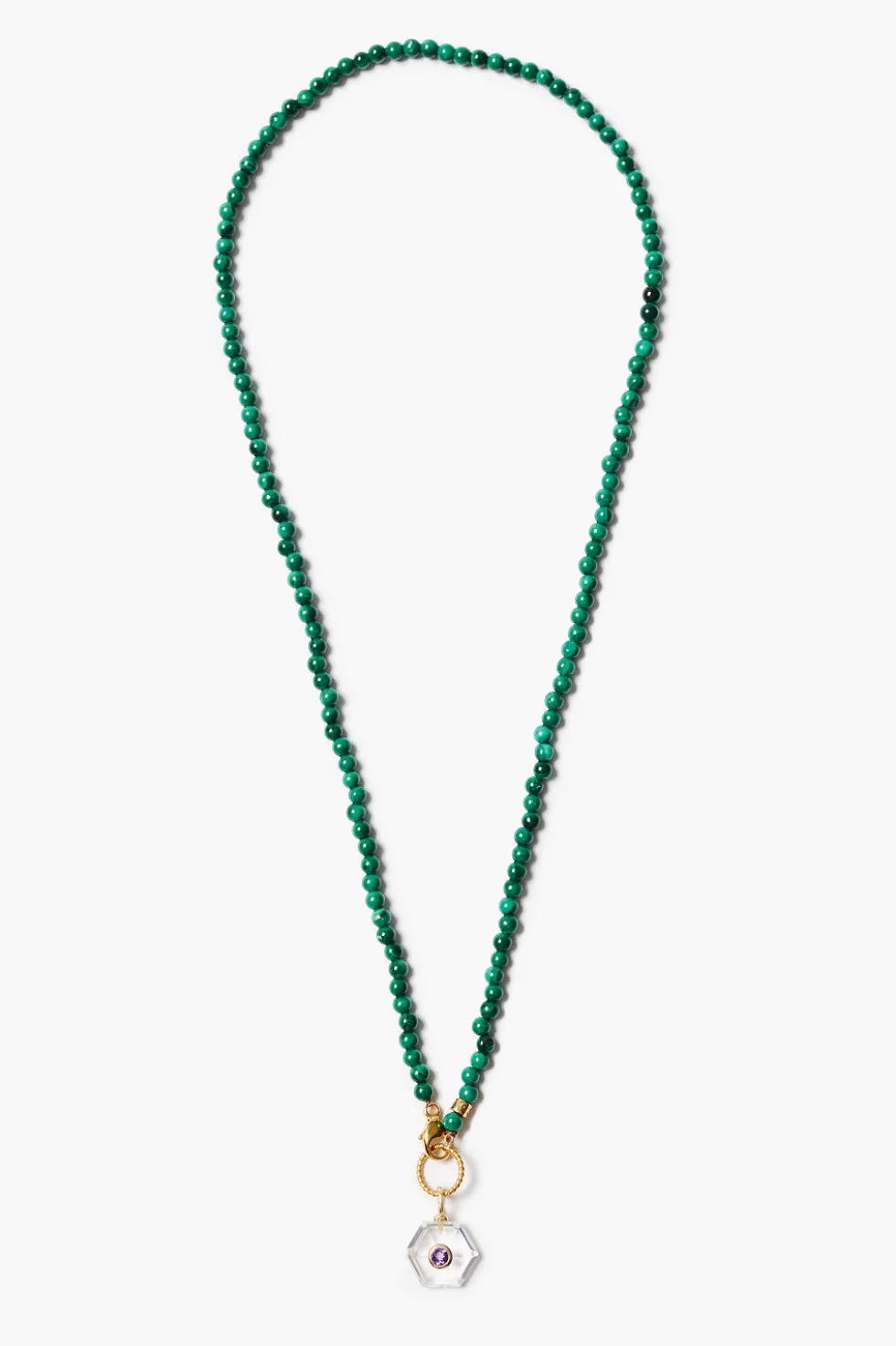 Prism Necklace Malachite