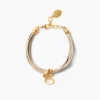 Serpentine Cord Bracelet Citrine